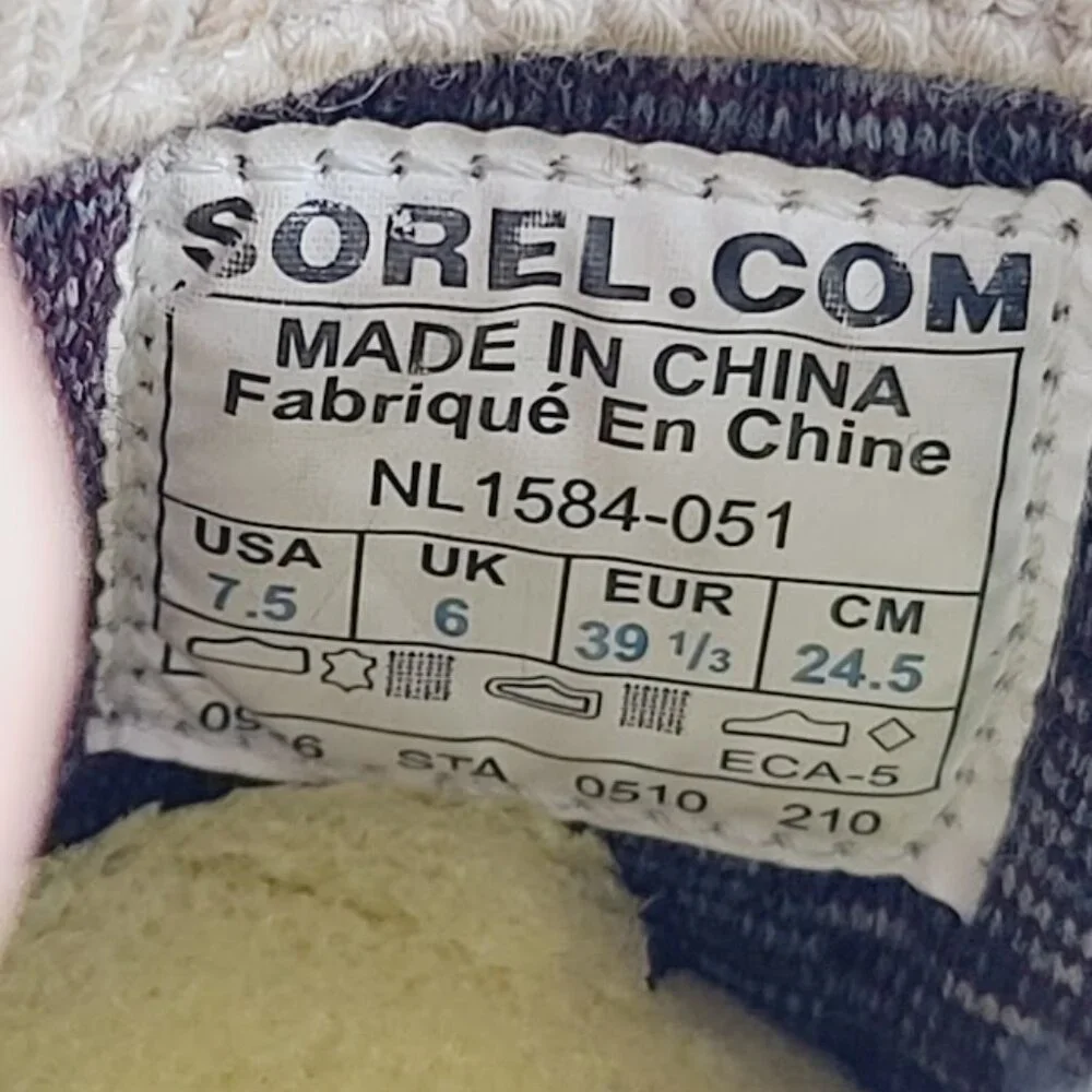 Sorel Women's Taupe‎ Firenzy NL1584-051 Leather Ankle Winter Boots Size 7.5